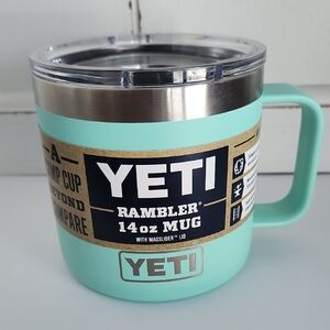 YETI Rambler 14 oz Mug - Seafoam